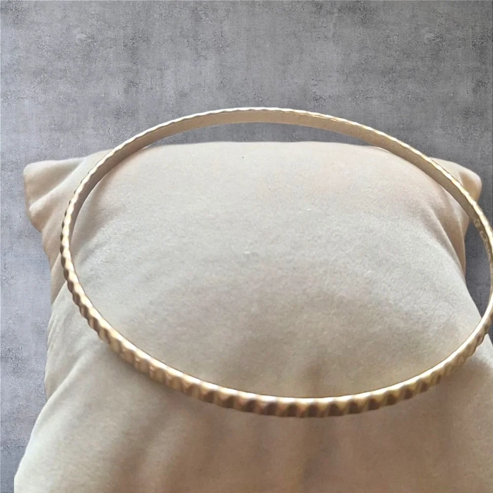 Vintage Gold Tone Bangle Set - 4